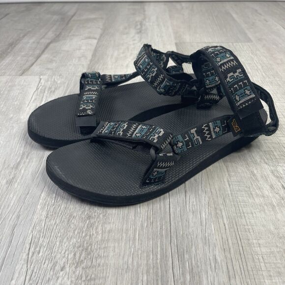 Teva Mens Original Universal Sandal Pottery Black Taupe Size 11 Summer River K - Picture 1 of 6